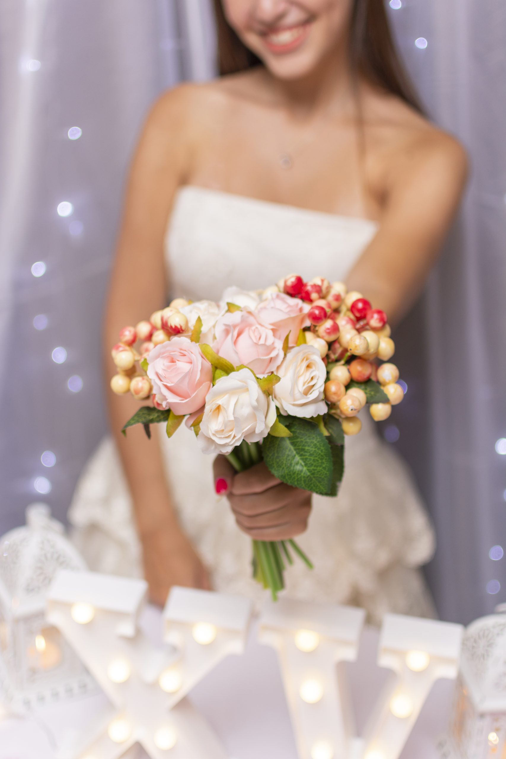 teenager-holding-bouquet-flowers-front-her